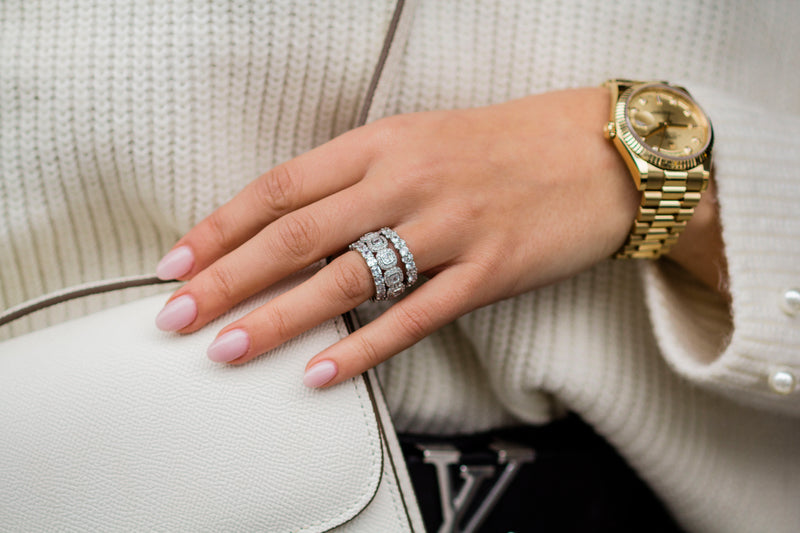 The Asscher Band (2 Carats)