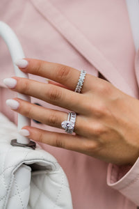 The Eva Band (5 Carat, Claw Prong)