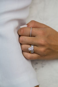 The Eva Band (5 Carat, Claw Prong)