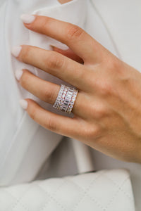 The Eva Band (5 Carat, Claw Prong)