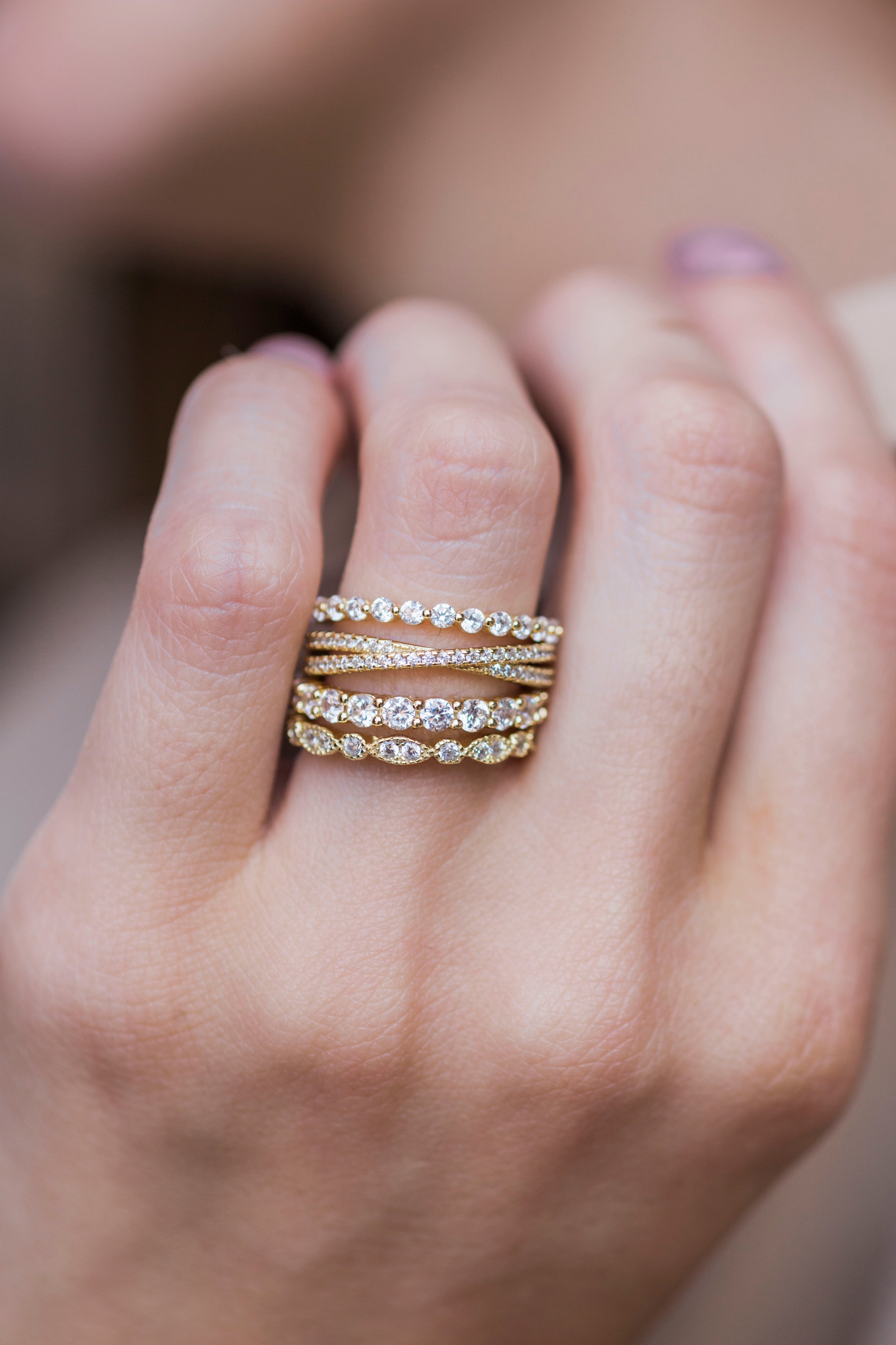 The Athena Band Everly Rings